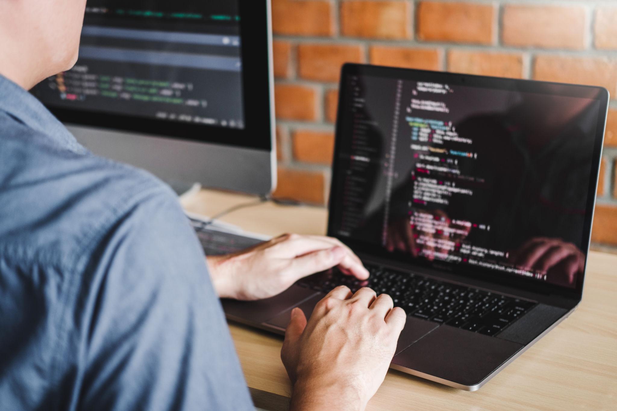 EF Solution team working on web development and software solutions